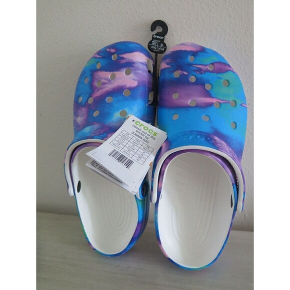 Crocs 206868-90H Men's Sz 8 Women's 10 Classic Out Of This World Slip-On Clogs - Picture 7 of 12